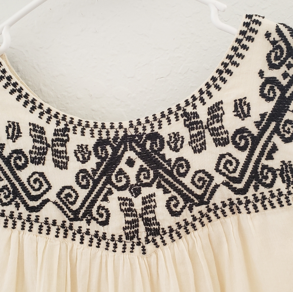 Lucky Brand Embroidered Blouse